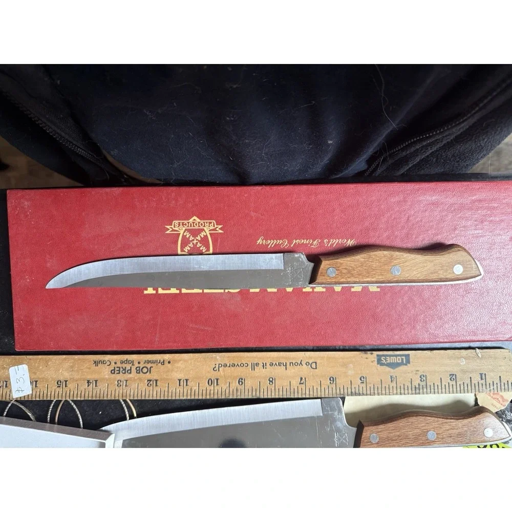 Vintage Maxam Carving‎ knife set made in Japan (lot#10947)